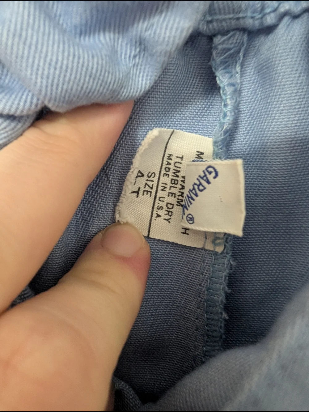Vintage Light Blue Ruffled Strap Overalls with Farm Embroidery Cottage Core‎